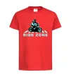Дитяча футболка Ride Zone Червоний фото