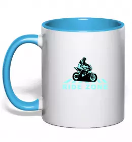 Чашка з кольоровою ручкою