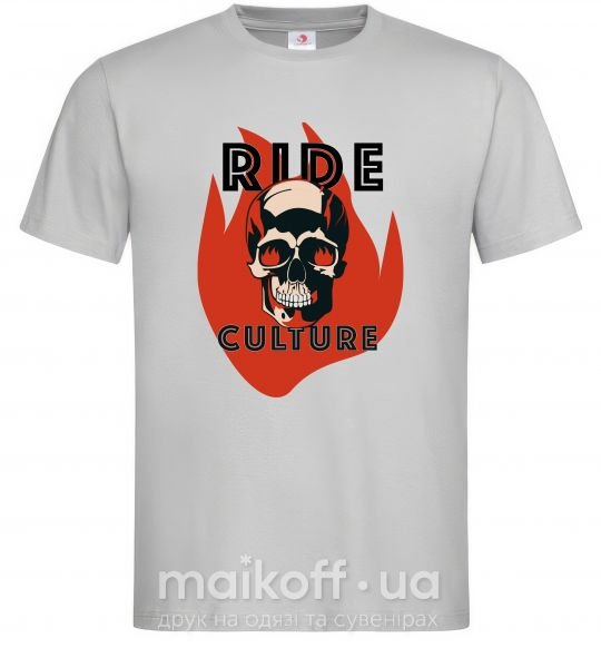 Чоловіча футболка Ride Culture Сірий фото