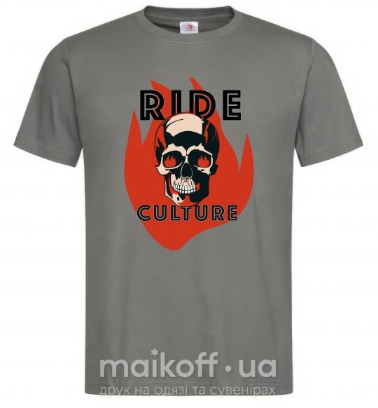 Чоловіча футболка Ride Culture Графіт фото