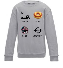 Дитячий світшот Sleep Eat Ride Repeat