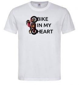Чоловіча футболка Bike in my heart Чоловіча футболка Bike in my heart