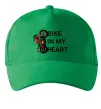 Кепка Bike in my heart Зеленый Кепка Bike in my heart Зеленый фото