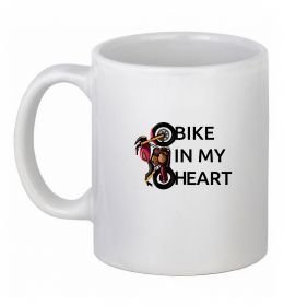 Чашка керамічна Bike in my heart