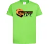 Детская футболка Motorcycle Life Лаймовый Детская футболка Motorcycle Life Лаймовый фото