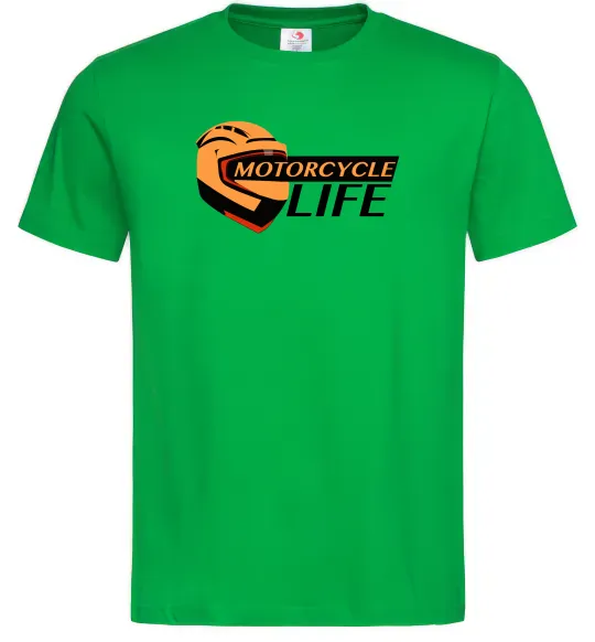 Чоловіча футболка Motorcycle Life Зелений фото
