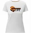 Жіноча преміум футболка Motorcycle Life Білий фото