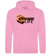 Жіноча толстовка (худі) Motorcycle Life Рожевий фото