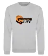 Світшот Motorcycle Life Сірий меланж Світшот Motorcycle Life Сірий меланж фото