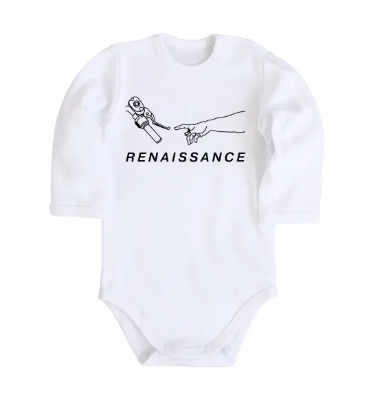 Дитячий бодік RENAISSANCE Білий фото