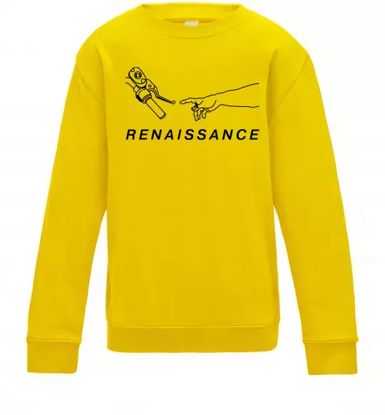 Детский Свитшот RENAISSANCE Солнечно желтый фото