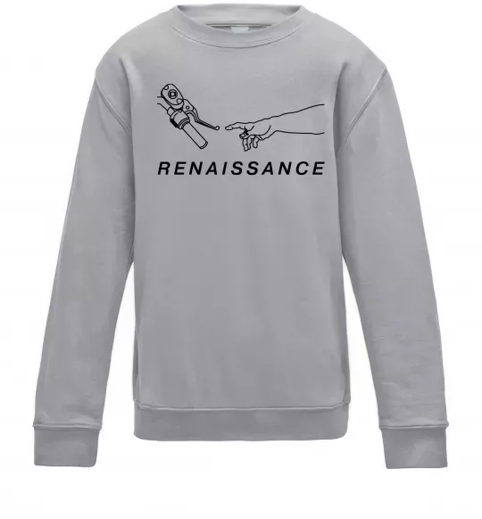 Детский Свитшот RENAISSANCE Серый меланж фото