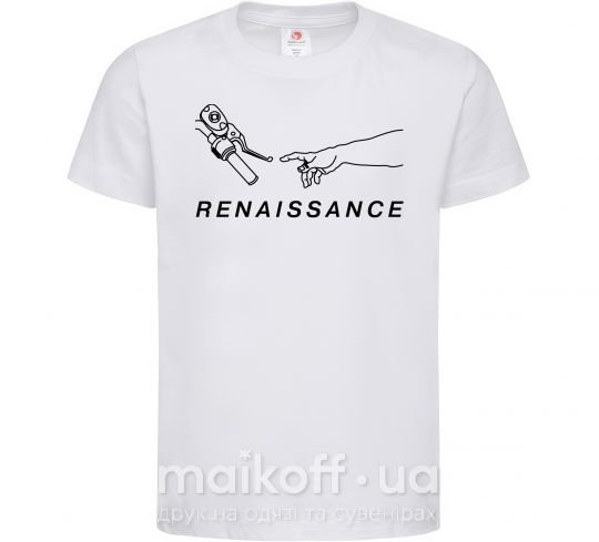 Детская футболка RENAISSANCE Белый фото