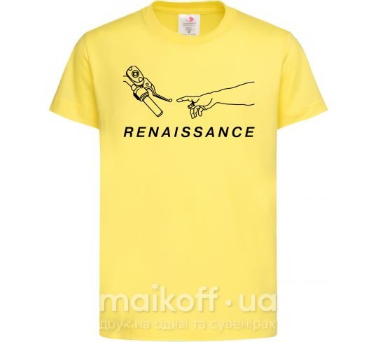 Дитяча футболка RENAISSANCE Лимонний фото