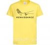 Детская футболка RENAISSANCE Лимонный фото