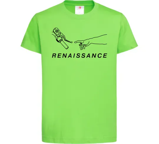 Дитяча футболка RENAISSANCE Лаймовий фото