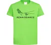 Дитяча футболка RENAISSANCE Лаймовий фото