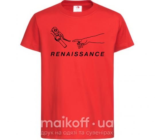 Дитяча футболка RENAISSANCE Червоний фото