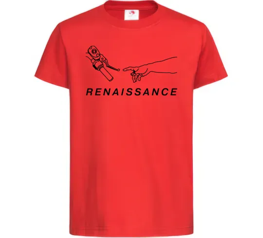 Дитяча футболка RENAISSANCE Червоний фото