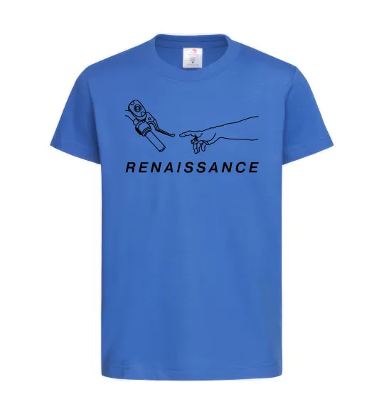 Детская футболка RENAISSANCE Ярко-синий фото