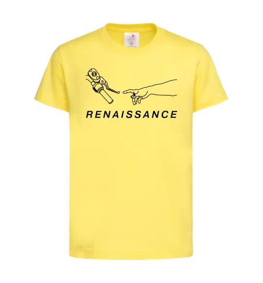 Детская футболка RENAISSANCE Лимонный фото