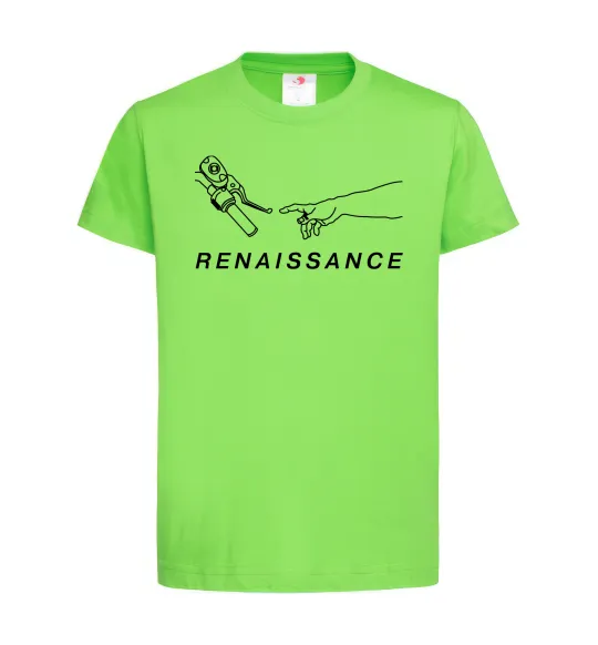 Детская футболка RENAISSANCE Лаймовый фото