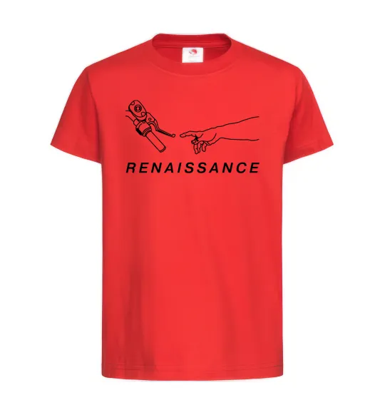 Детская футболка RENAISSANCE Красный фото