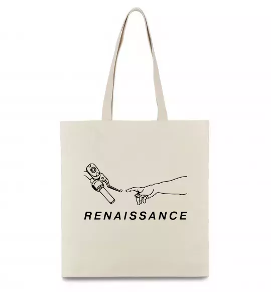 Еко-сумка RENAISSANCE Бежевий фото