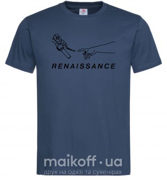 Чоловіча футболка RENAISSANCE Темно-синій фото