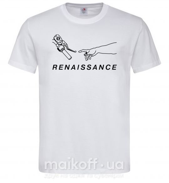 Чоловіча футболка RENAISSANCE Білий фото