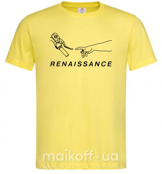 Мужская футболка RENAISSANCE Лимонный фото