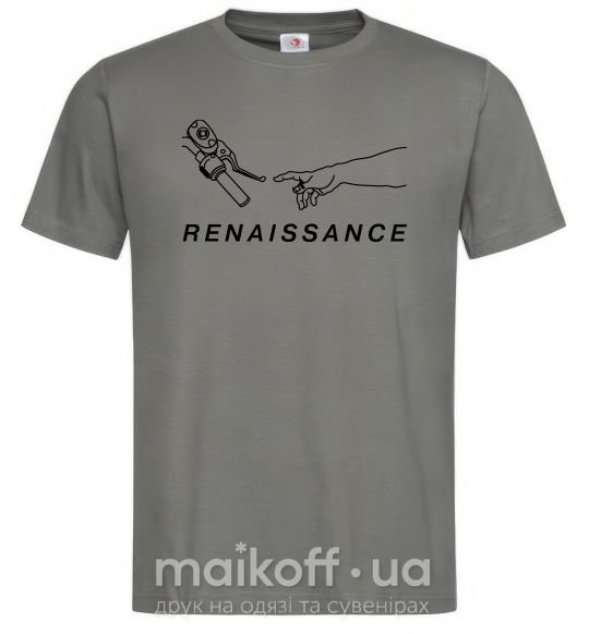 Мужская футболка RENAISSANCE Графит фото