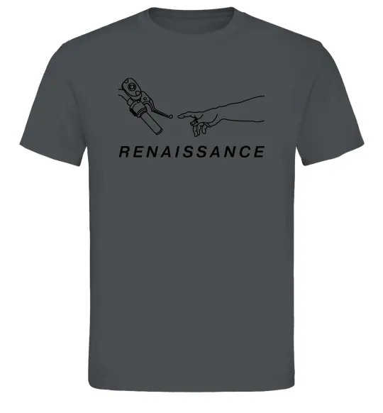 Чоловіча футболка RENAISSANCE Графіт фото