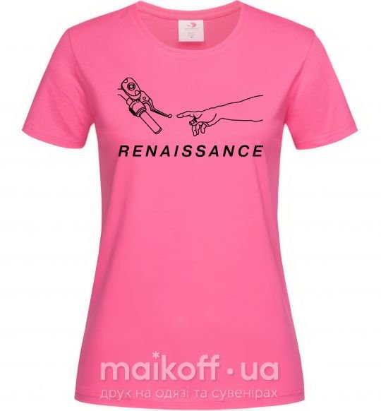 Жіноча футболка RENAISSANCE Яскраво-рожевий фото