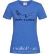 Женская футболка RENAISSANCE Ярко-синий фото