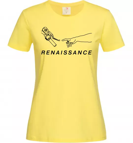 Жіноча футболка RENAISSANCE Лимонний фото