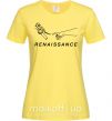 Женская футболка RENAISSANCE Лимонный фото
