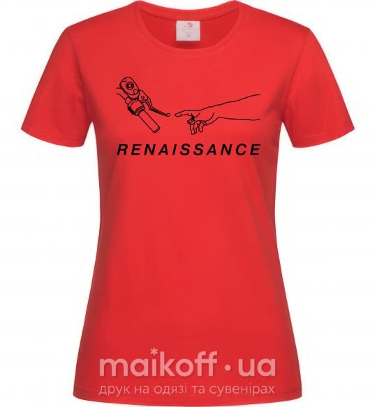 Женская футболка RENAISSANCE Красный фото