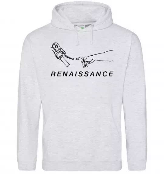 Чоловіча толстовка (худі) RENAISSANCE Сірий меланж фото