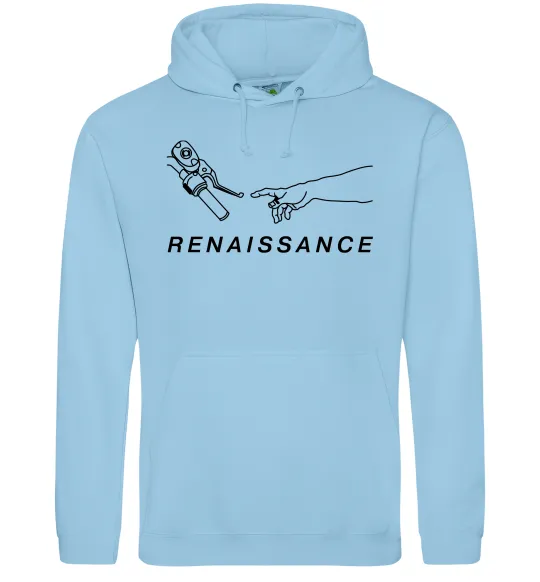 Чоловіча толстовка (худі) RENAISSANCE Блакитний фото