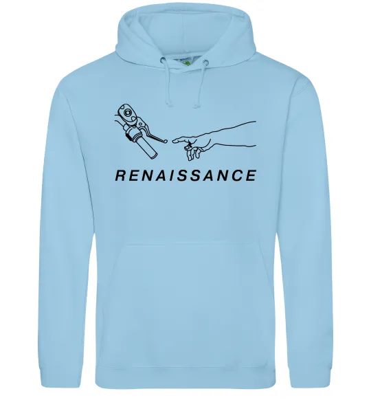 Женская толстовка (худи) RENAISSANCE Голубой фото