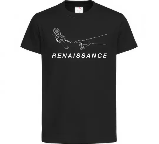 Дитяча футболка RENAISSANCE Чорний фото
