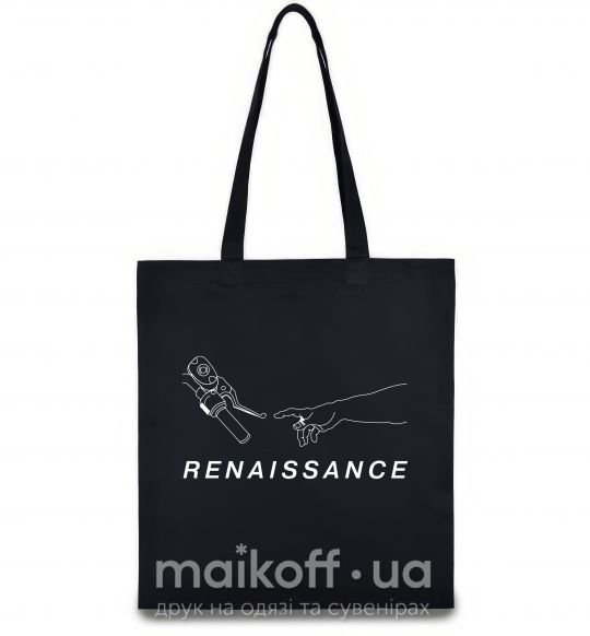 Еко-сумка RENAISSANCE Чорний фото