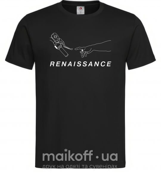 Чоловіча футболка RENAISSANCE Чорний фото