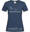 Женская футболка RENAISSANCE Темно-синий фото