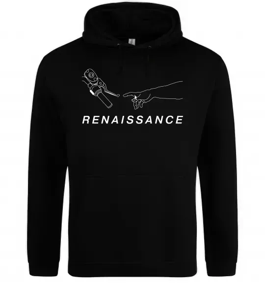 Чоловіча толстовка (худі) RENAISSANCE Чорний фото