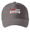Кепка I DON'T SPEAK SVINOSOBACHYA Серый фото