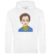 Женская толстовка (худи) Леся Українка Белый фото