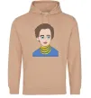 Женская толстовка (худи) Леся Українка Песочный фото