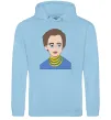 Женская толстовка (худи) Леся Українка Голубой фото